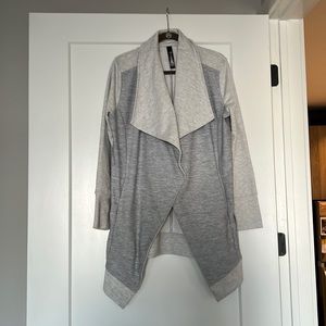 MPG Sport Two-Tone Open Cardigan